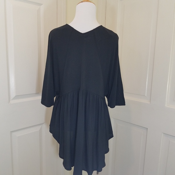 ZARA HI LOW BOHO CHIC BLOUSE NWT - Picture 3 of 3